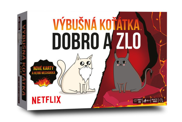 ADC Výbušná koťátka: Dobro a zlo karetní hra