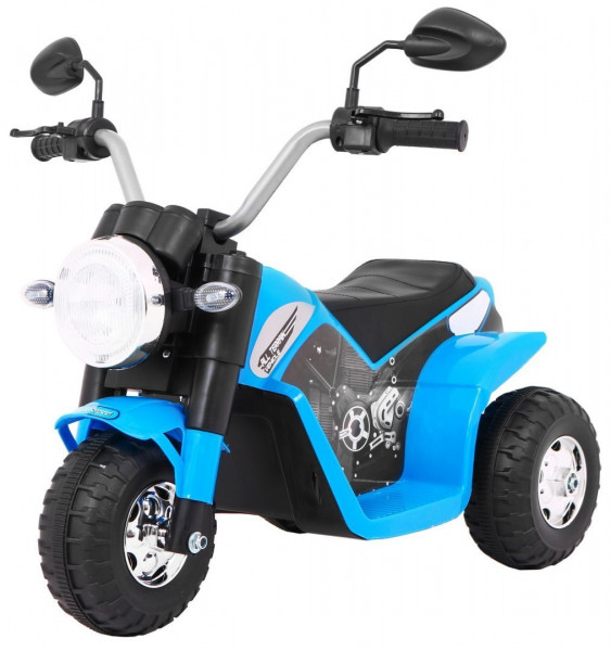 Motorka elektrická modrá Minibike vozítko na baterie