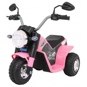 Motorka elektrická růžová Minibike vozítko na baterie