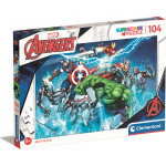 Clementoni 25744 puzzle SuperColor 104 dílků Marvel Avengers