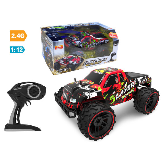 Sparkys RC rychlostní terénní auto 1:12 4CH 2.4GHz červené na dálkové ovládání na baterie