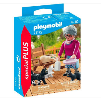 Playmobil® Special Plus 71172 Babička s kočkami