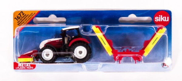 Siku 1672 traktor Steyer se sekacími nástavci