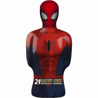 Spider-man 3D figurka 2v1 šampon a pěna do koupele 350 ml
