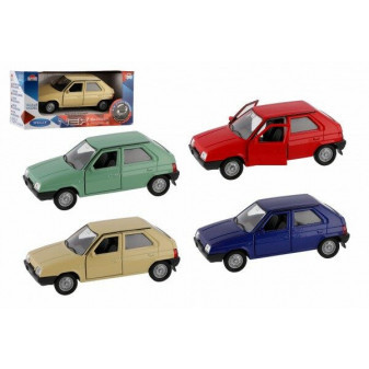 Welly auto Škoda Favorit kov plast 11 cm 1:34 na volný chod