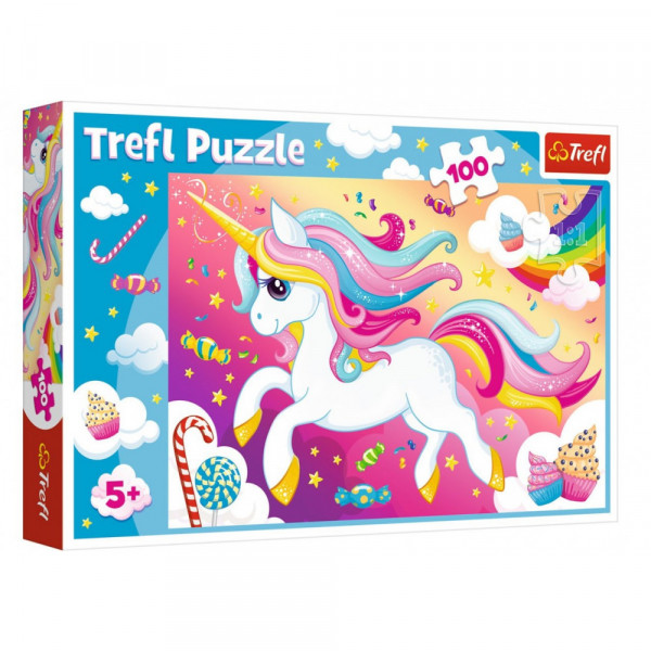 Trefl Puzzle Krásný jednorožec 100 dílků