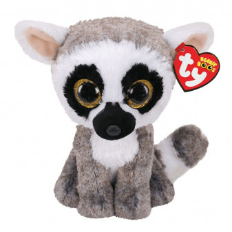 TY Beanie Boos Linus - lemur 15 cm