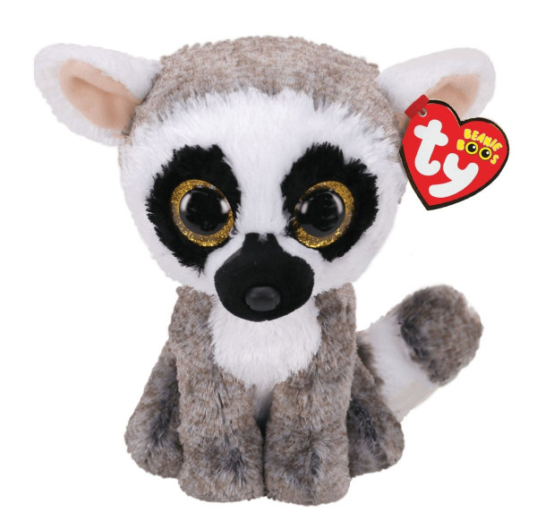 TY Beanie Boos Linus - lemur 15 cm