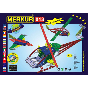 Merkur  013 Vrtulník 10 modelů 222ks