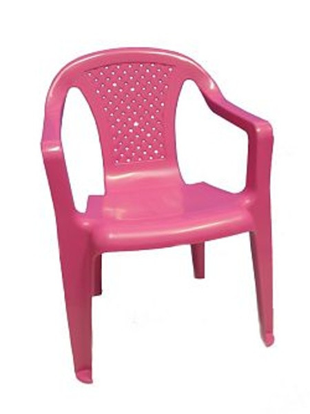 Marian plast židlička židle plastová dětská růžová